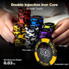 14-gram Texas Holdem poker chip set with double injection iron core, featuring smooth touch and well-balanced weight.