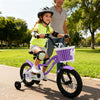 14 Inch Kids Bike with Training Wheels for Aged 3-5 Years Old - Magic Purple - Gallery View 1 of 9
