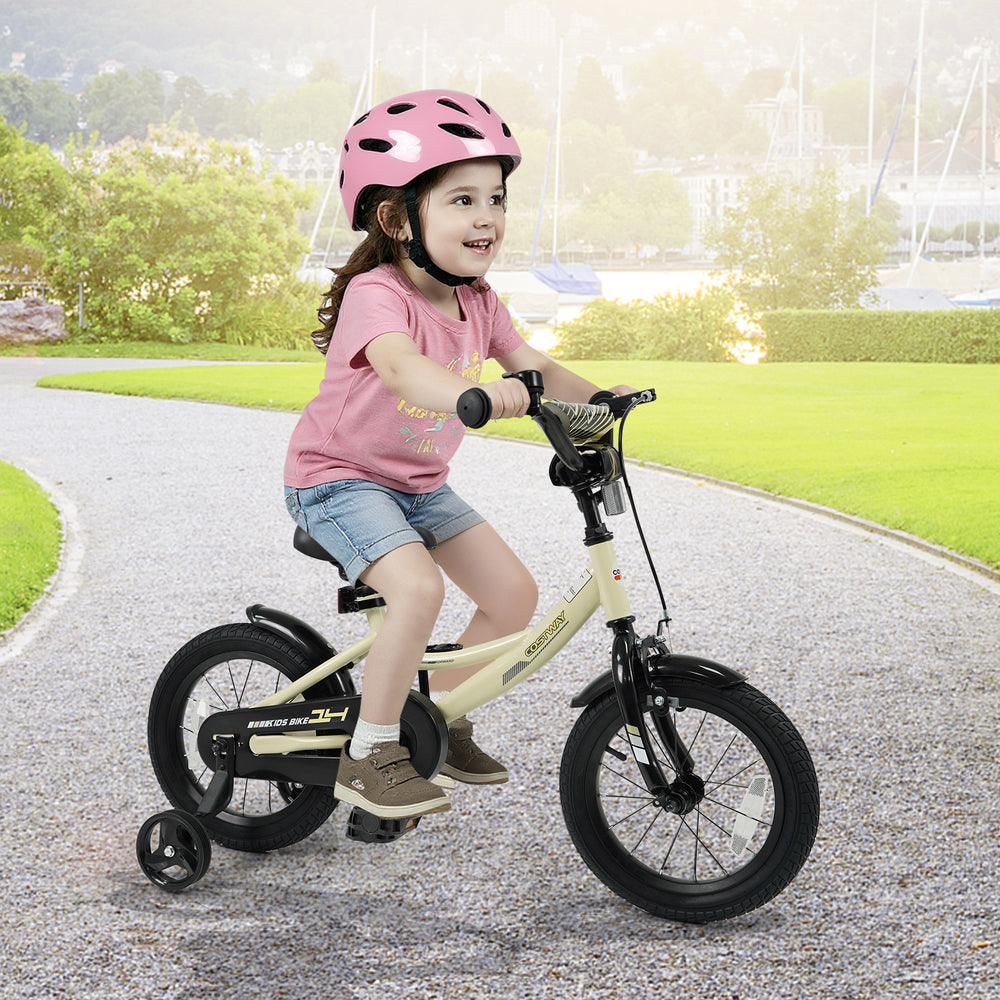 14 Inches Kids Bike Sport Bicycle with Removable Training Wheels - Gallery View 1 of 10