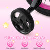 Detachable training wheels for the 14-inch kids bike, enhancing safety and stability for young riders aged 4-5 years.