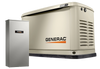 Generac 7225 14kW Guardian LP/NG Wi-Fi Standby Generator w/ 200 amp Automatic Transfer Switch Manufacturer RFB