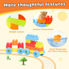Colorful 150-piece toddler building blocks set with secure connections, perfect for STEM learning and creative play.