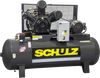 Schulz V-Series Air Compressor 15 HP 120 gal. 2-Stage 208-230V 3-Phase Horizontal New