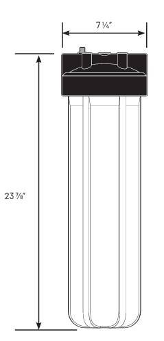 Pentair 152095 FloPlus 20" BB Heavy Duty CTO Flow System 4 to 6 Bathrooms FPS-20BB New