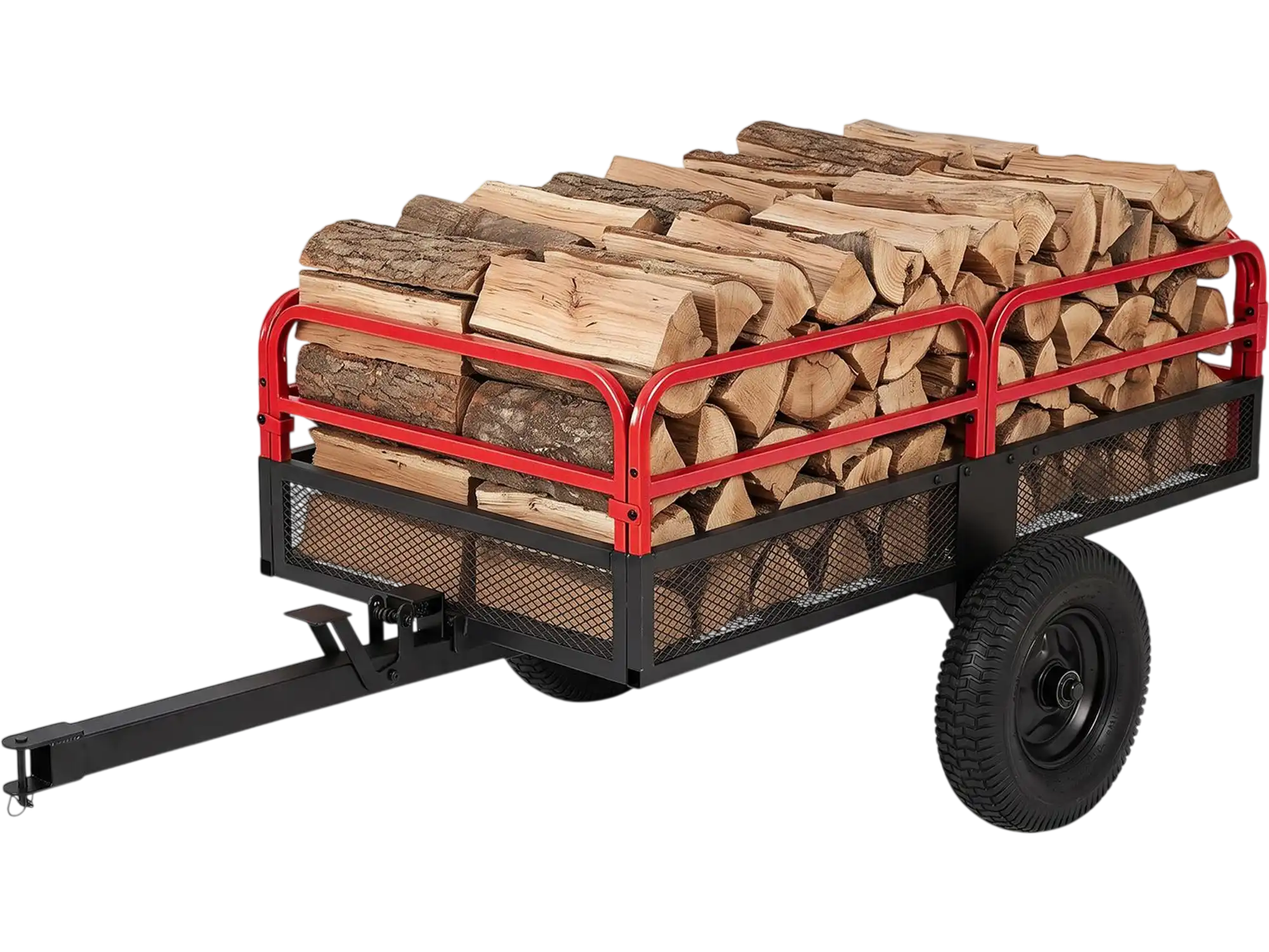 Costway 17.6 Cu. Ft Heavy Duty Metal Dump Cart Trailer 1540 lbs Capacity 96471024 New