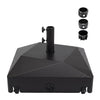 154lbs Mobile Fillable Patio Umbrella Base with 4 Wheels - Gallery View 4 of 10