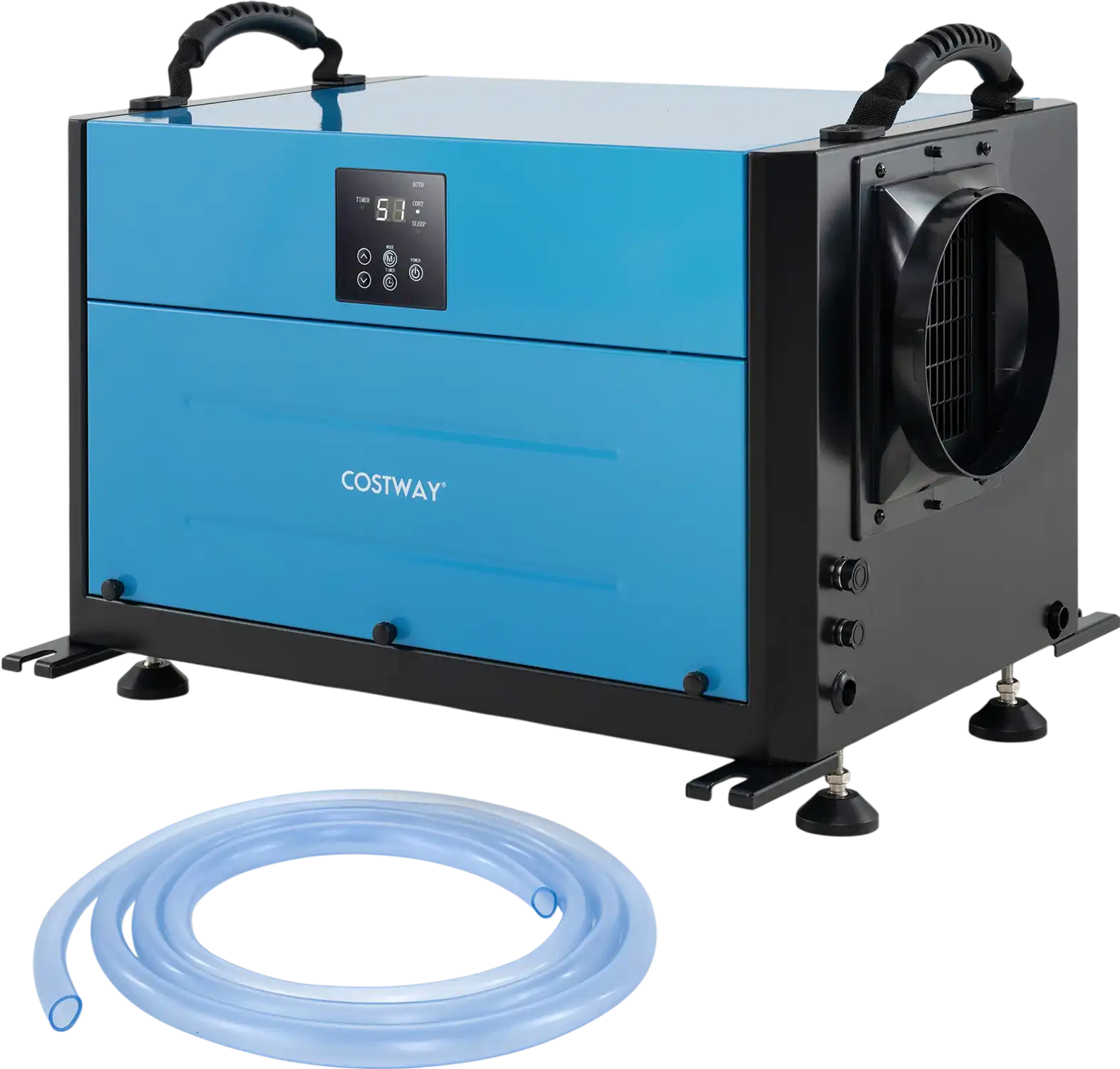 Costway 155 Pint Crawl Space Dehumidifier 3 Modes 24H Timer 594182763 New