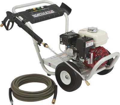 NorthStar Pressure Washer 3300 PSI 2.5 GPM Honda GX200 CAT Pump Aircraft Grade Aluminum Gas 157132 New