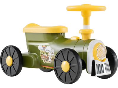 Costway Train Ride On Toy w/ Steering Wheel & Whistle 372851946 New