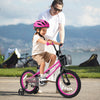 16 Inch Kids Bike Adjustable Bicycle with Front Basket for Children Aged 4-7 Years Old - Gallery View 1 of 9