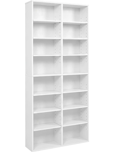 Costway 16-Compartment CD Storage Bookcase Display Shelf 54
