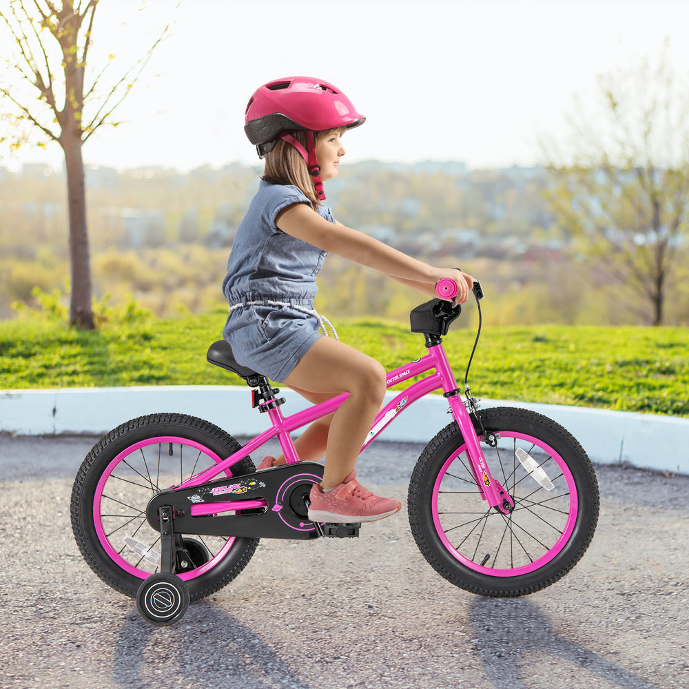 16-Inch Kids Bike for 4-7 Years Old Adjustable with Removable Training Wheels-16 inches - Gallery View 1 of 10