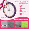 16-inch kids bike with removable training wheels, anti-slip wheels, suitable for various grounds like grass and cement.