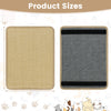 16 x 12 inch cat scratcher mat set with anti-slip latex bottoms, ideal for protecting furniture and satisfying.