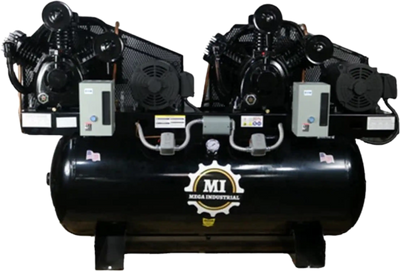 Mega Compressor MP-10120DP3BA Air Compressor 120 Gallon 10 HP 208-230V 3-Phase Electric Start New