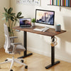 48 Inch x 24 Inch Ergonomic Electric Standing Desk with 3 Memory Settings for Home Office-Rustic Brown - Gallery View 1 of 11
