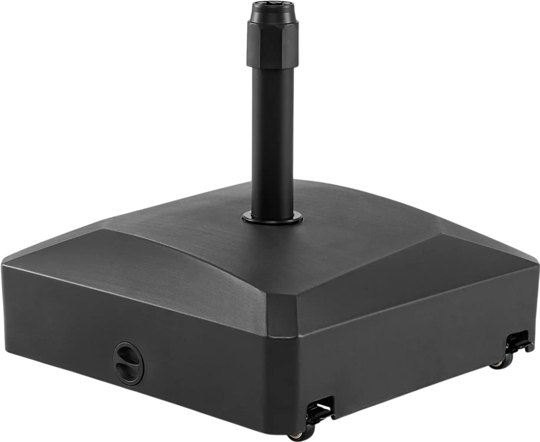 Costway 176 lbs Fillable Mobile Umbrella Base 4 Wheels 2 Locks 26630702 New
