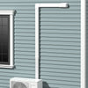 Mini decorative PVC slim line cover kit for air conditioner pipes, weather-resistant, fits 7000-24000 BTU units.