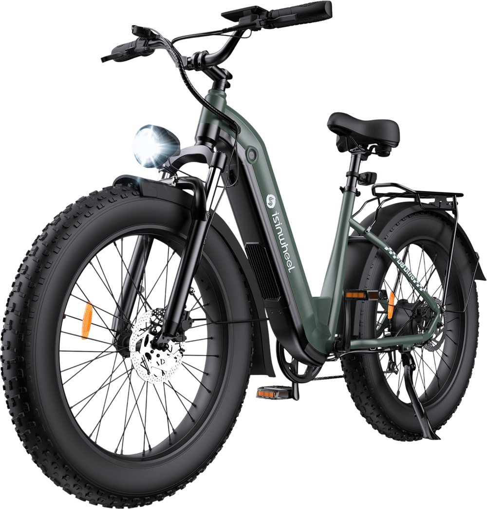 isinwheel U8 Ultra Electric Bike for Adults - Green