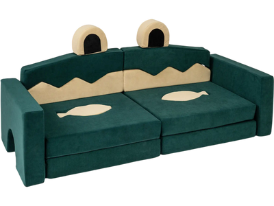 Costway 17-Piece Modular Kids Play Couch 88363141 New