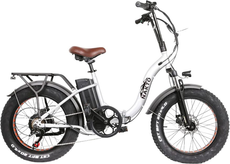 Nakto Folding OX Electric Fat Tire Bike 20