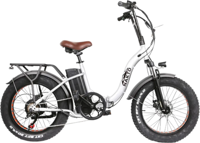 Nakto Folding OX Electric Fat Tire Bike 20