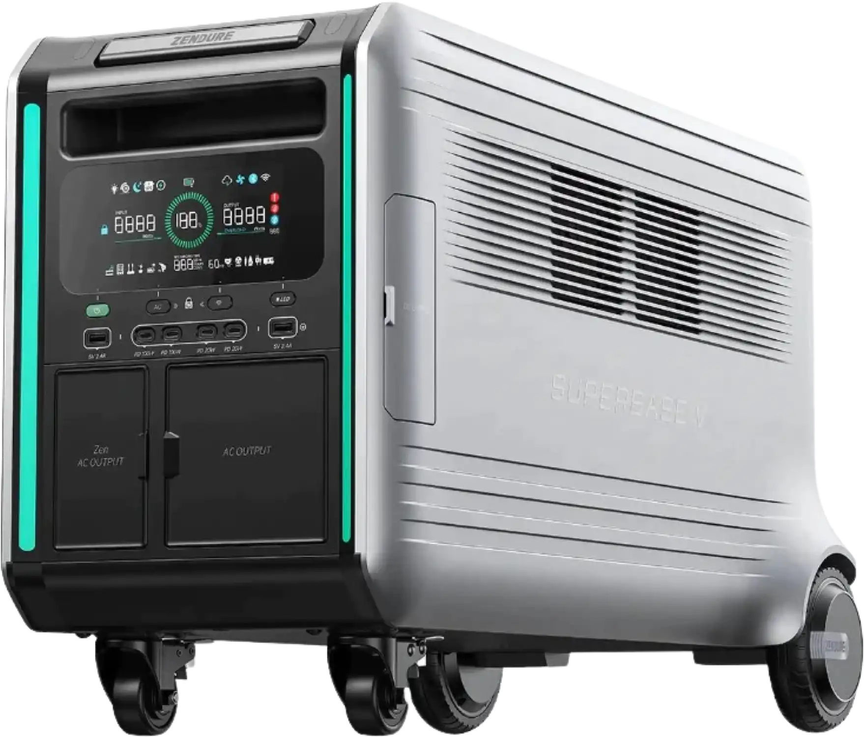 Zendure V6400 SuperBase Power Station 6438Wh 120/240 Dual Voltage New