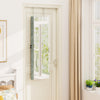 Wall and Door Mounted Mirrored Jewelry Cabinet with Lights-Navy - Gallery View 1 of 10