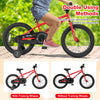 18-Inch Kids Bike Ages 3-8 with Handbrake and Coaster Brake and Bell Ring-18 inches - Gallery View 1 of 8