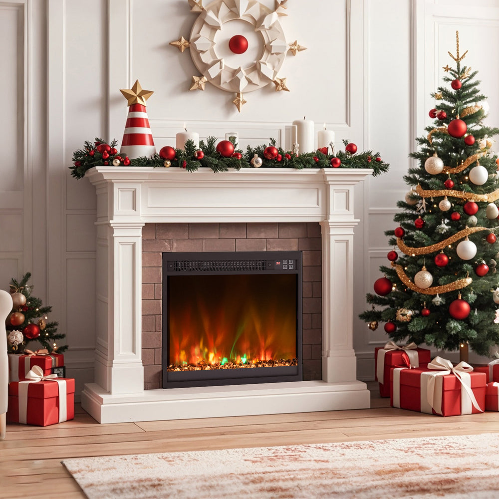 18/23/26 Inch 1500W Electric Fireplace Insert with Remote Control-18 inches - Gallery View 1 of 10