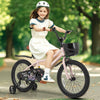 18 Inches Kids Bike with Basket and Adjustable Handlebar for 4-8 Years Old - Gallery View 1 of 9