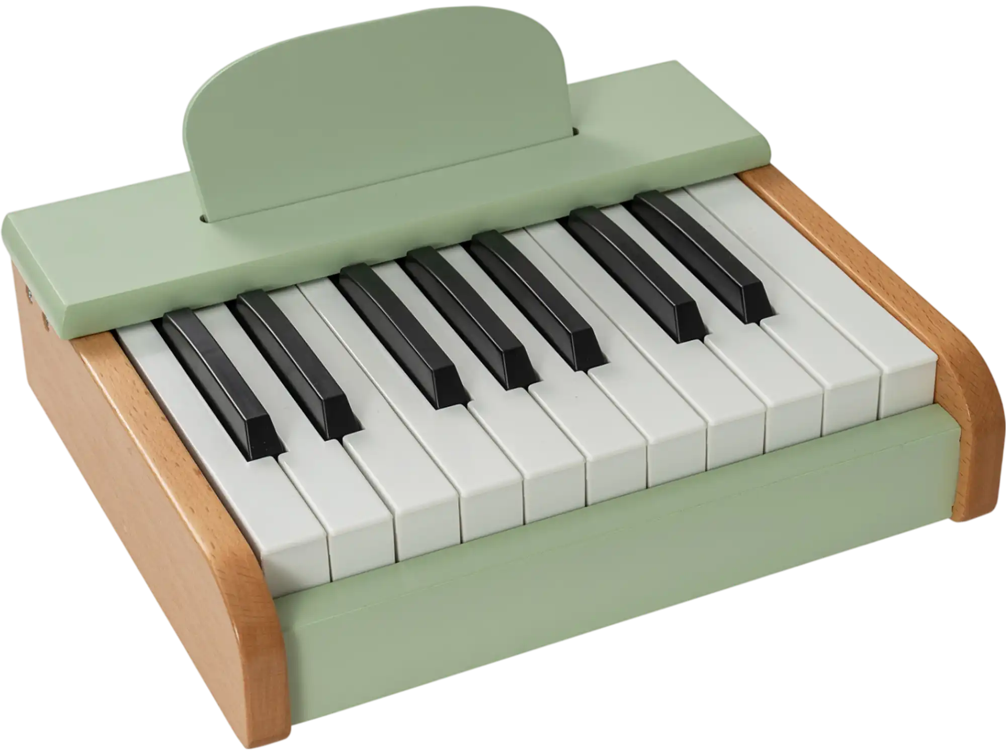 Costway 18-Key Wooden Kids Piano with Removable Music Stand 84014011 New