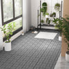 18 Pieces 12 x 12 Inch All Weather Interlocking Deck Tiles-Gray - Gallery View 1 of 10