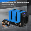 190 PPD Commercial Dehumidifier with Pump and 2 Wheels-Blue - Gallery View 1 of 9