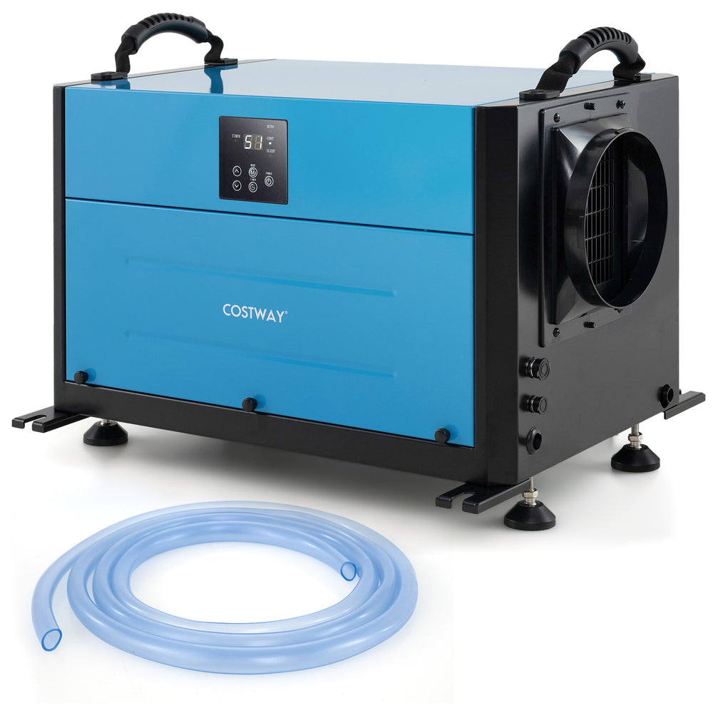 192 Pint Crawl Space Dehumidifier with 3 Modes and 24H Timer-Blue - Gallery View 1 of 9
