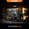 Genmax GM5500XiD Generator 4000W/5500W Dual Fuel Gas Propane Inverter Low THD CO Sensor New