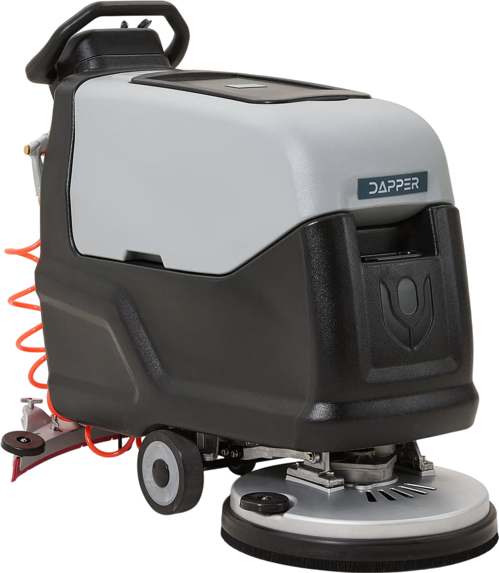 Walk Behind Floor Scrubber Machine 20" Brush, 31.5" Squeegee