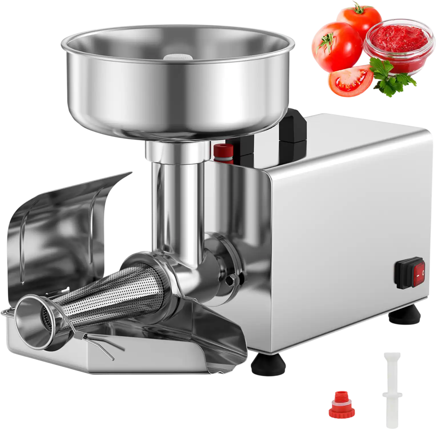 Costway 450W Electric Tomato Strainer Stainless Steel Sauce Maker Food Mill 79908240 New