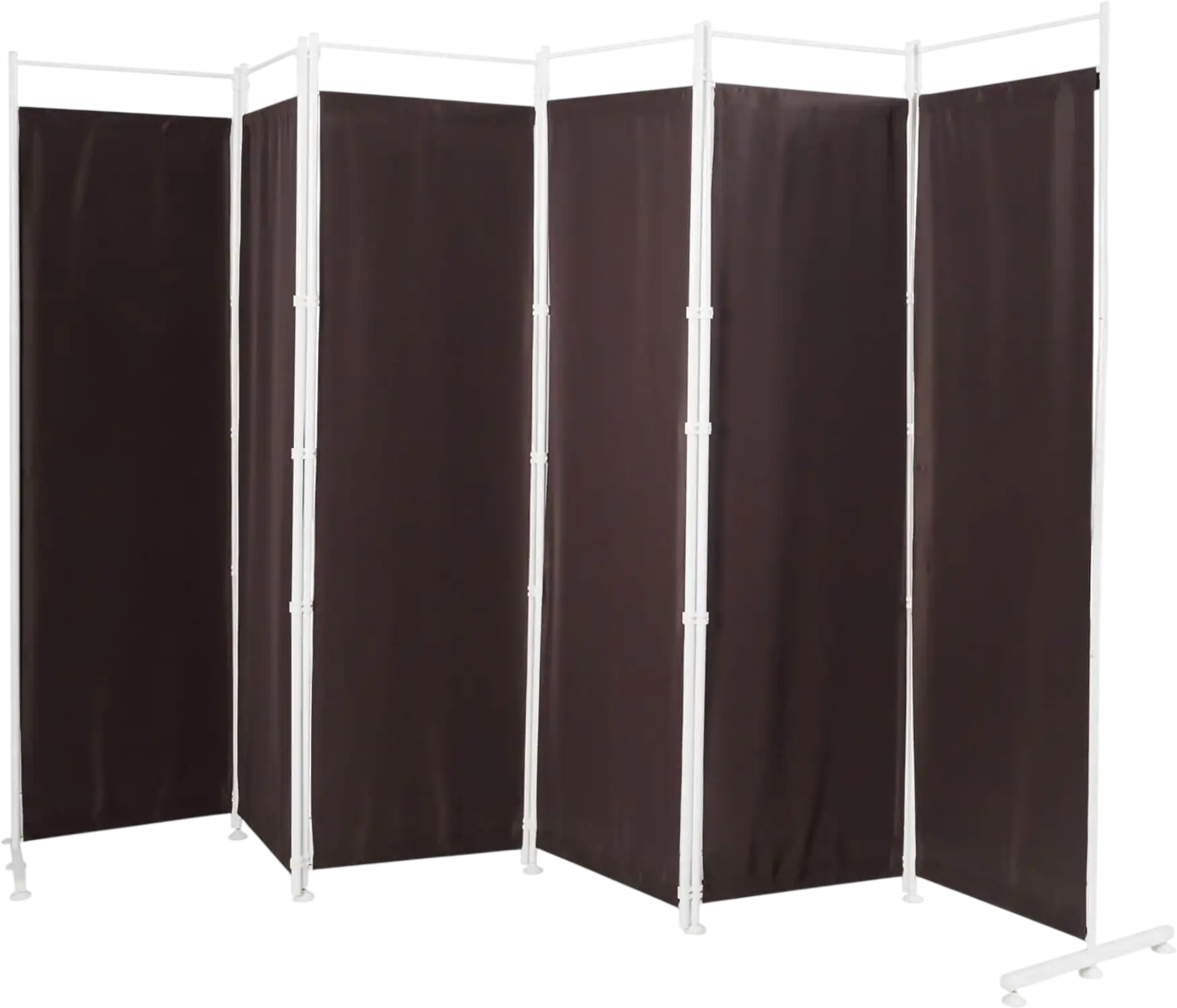 Costway 6' 6-Panel Room Divider Folding Privacy Screen Steel Support Base 40395716 New