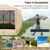 Pop-up screen house tent with mesh sidewalls, 11.5 x 11.5 ft, portable carrying bag for camping, picnics, and backyard.