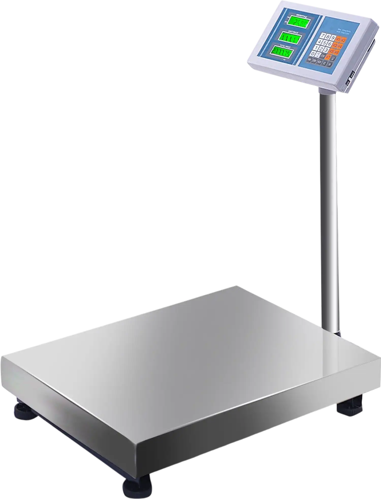 Costway 660 lbs Digital Floor Platform Scale Weight Computing LED AC/DC 49617823 New