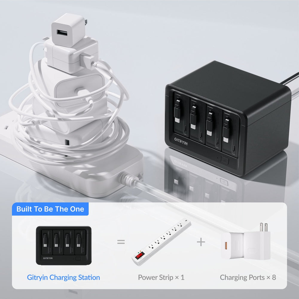 Giraffe Tools Desktop Charging Station 12-in-1 65W New