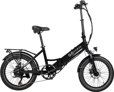 GoPowerBike Go Plus Electric Bike 500W 20 MPH 45 Mile Range Foldable New