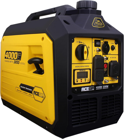 Aceup Energy AI4000S Inverter Generator 3200/4000W Gas Powered 30A Low THD Portable New