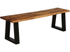 Solid Acacia Wood Patio Bench Dining Bench Seating Chair