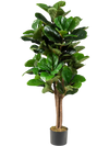 4 Feet Artificial Fiddle Leaf Fig Tree Decorative Planter