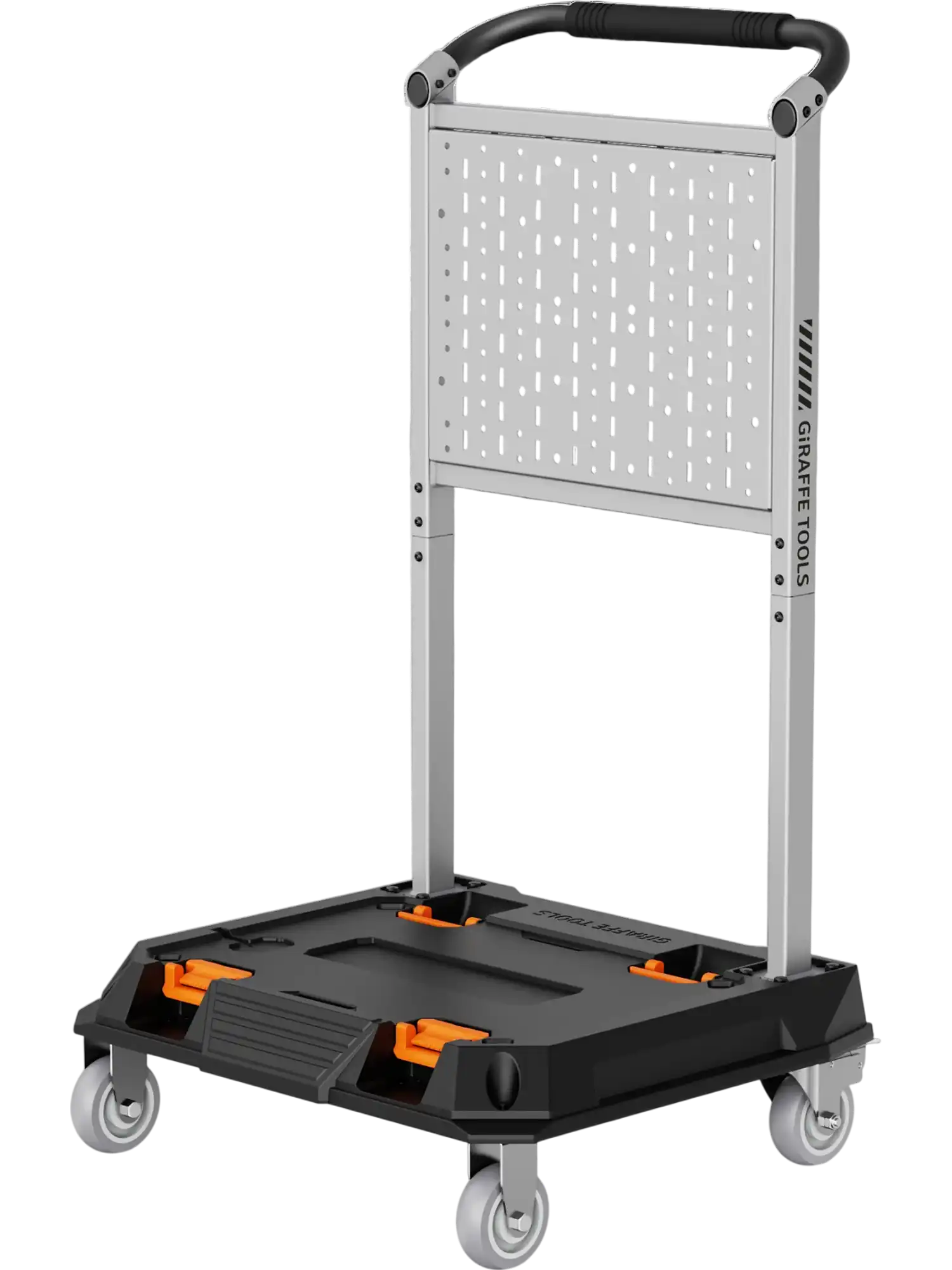 Giraffe Tools Heavy Duty Rolling Utility Cart Black & Silver Gray New