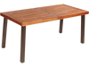 Rectangular Acacia Wood Rustic Dining Furniture Table 