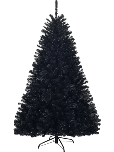 Costway 6' Hinged Artificial Halloween Christmas Tree 87590346 New