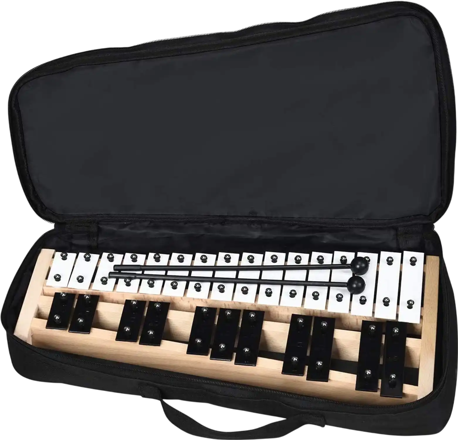 Costway 27 Note Glockenspiel Xylophone w/ 2 Rubber Mallets 30298475 New